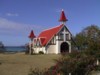 The red church at Cape Malheureux